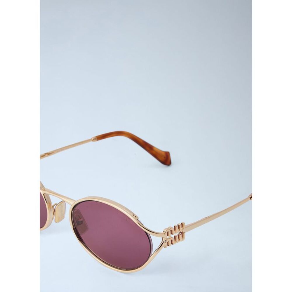 Miu Miu Men Mu 52Ys Oval Sunglasses - Picture 4 of 7